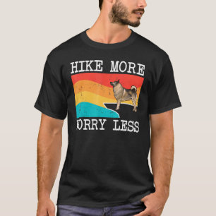 Wandel Meer Maak Je Minder Zorgen Noorse Elandhond T-shirt