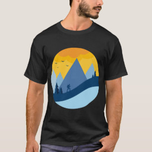 Wandel op de bergavontuur t-shirt