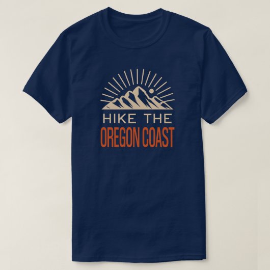 Wandel over het Oregon Coast Trail Sunburst T-shirt (Design voorkant)