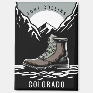 Wandel schoenen Laten we gaan wandelen Colorado Fo Magneet