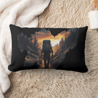 Wandelaar Adventure Lumbar Pillow – Natuur Explore Kussen