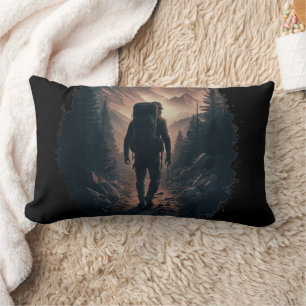Wandelaar Adventure Lumbar Pillow – Natuur Explore Kussen