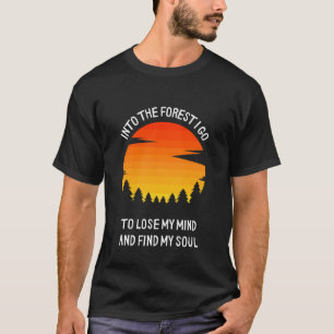 Wandelaar Avontuur Kampeerliefhebber Wandel bos Bu T-shirt