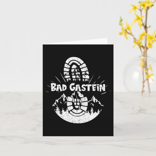 Wandelaar Bad Gastein Sheimerburger Land Oostenrij Kaart (Gele Bloem)