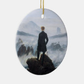 Wandelaar boven de zee van nevel (door C.D. Friedr Keramisch Ornament (Rechts)