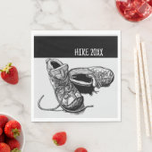 Wandelaar gepersonaliseerde camping picknick servet (Insitu)