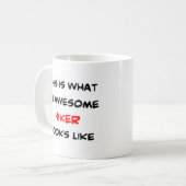 wandelaar, geweldige koffiemok (Voorkant links)