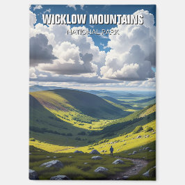 Wandelaar in Wicklow Mountains National Park Ierla Magneet