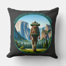 Wandelaar in Yosemite National Park