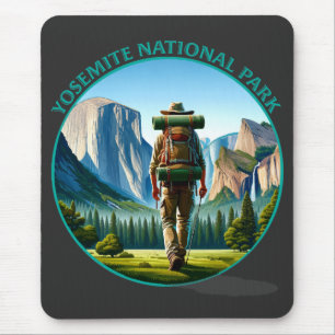Wandelaar in Yosemite National Park Muismat