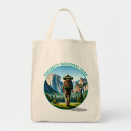 Wandelaar in Yosemite National Park Tote Bag
