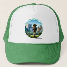 Wandelaar in Yosemite National Park Trucker Pet