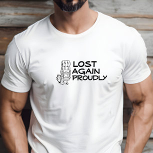 Wandelaar kampeer humor zwart t-shirt