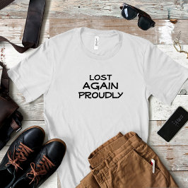 Wandelaar kampeer humor zwart t-shirt