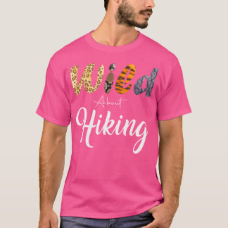 Wandelaar Leopard Wild over wandelen T-shirt