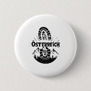 Wandelaar Oostenrijk Wandelen Oostenrijk Vakantie Ronde Button 5,7 Cm