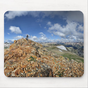Wandelaar op Mt Belford - Collegiate Peaks - Color Muismat