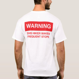 Wandelaar Stopt T-shirt