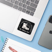 Wandelaar vader grappige wandelende vader sticker (Laptop met iPhone)