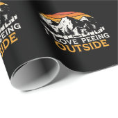 wandelaar voor Camper en Hiker Cadeaupapier (Rol Hoek)