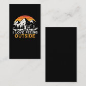  wandelaar voor Camper en Hiker Visitekaartje (Voorkant / Achterkant)