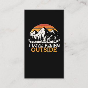  wandelaar voor Camper en Hiker Visitekaartje