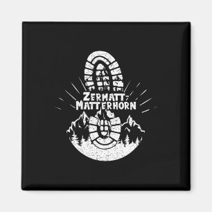 Wandelaar Zermatt-problemhorn Zwitserland Wandelva Magneet