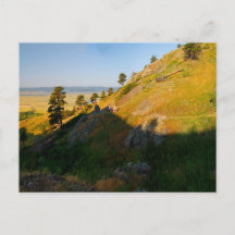 Wandelaars op Beer Butte State Park, South Dakota