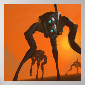 Wandelaars [Oranje] Poster