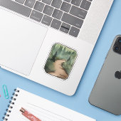 Wandelaars Pad Sticker (Laptop met iPhone)