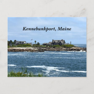Wandelaars Point in Kennebunkport Maine Feestdagenkaart