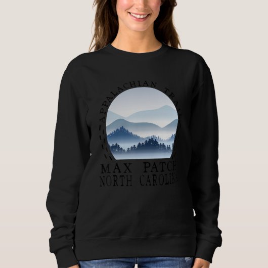 Wandelaars van Appalachian Trail op Maxpatch North Trui (Voorkant)