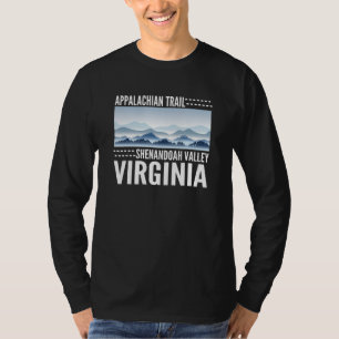 Wandelaars van Appalachian Trail wandelen in Shena T-shirt