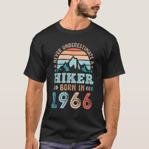 Wandelaarster geboren in 1966 60ste verjaardag Wan T-shirt