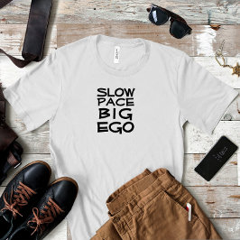 Wandelarrangement kampeerhumor zwart t-shirt