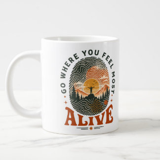 Wandelavontuur Cadeau Waar Je Je Levend Voelt Grote Koffiekop
