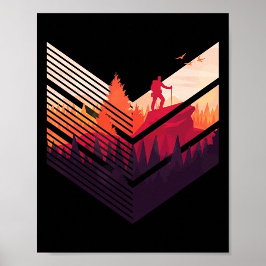 Wandelavontuur Natuur Poster (Voorkant)
