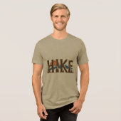 Wandelavontuur Tri-Blend shirt (Voorkant volledig)