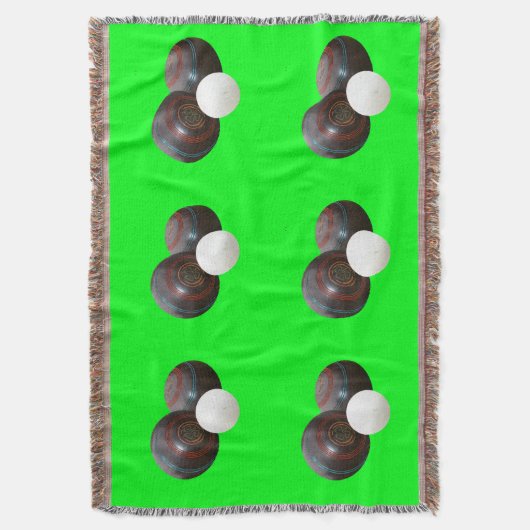  wandelbalken over groen, deken (Voorkant Verticaal)