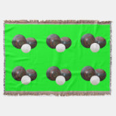  wandelbalken over groen, deken (Voorkant)