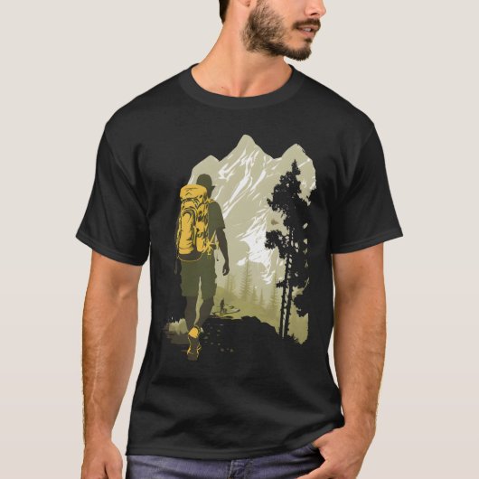 Wandelberg avontuur t-shirt (Voorkant)