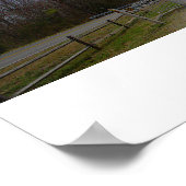 Wandelbrug Waterscape Poster (Hoek)