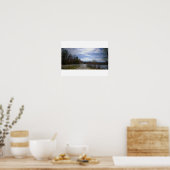 Wandelbrug Waterscape Poster (Keuken)