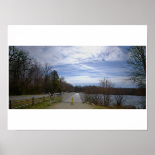 Wandelbrug Waterscape Poster