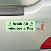 Wandelbumper sticker (Op auto)