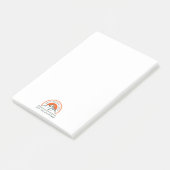 Wandelclub Logo Custom Business Medewerkers Post-it® Notes (Schuin)