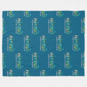 Wandelen 2 Dekbed Fleece Deken (Voorkant (Horizontaal))