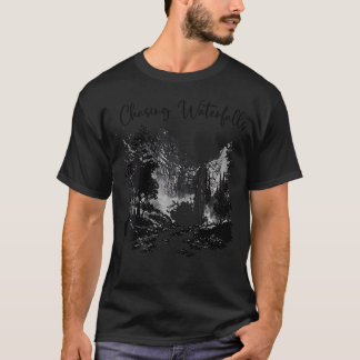 Wandelen achter watervallen Wandelaren Natuur T-shirt