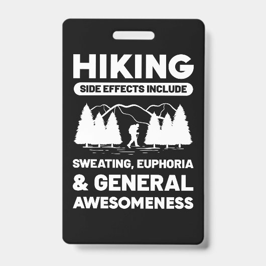 Wandelen Algemene Awesomeheid Badge (Voorzijde)