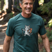Wandelen avontuur kat t-shirt